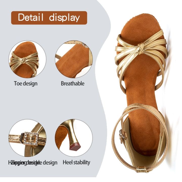 dkzsyim-รองเท้าเต้นรำละตินสำหรับผู้หญิง-รองเท้าส้นสูงเต้นรำแบบแทงโก้สไตล์โมเดิร์นความสูง8-5ซม-ขายส่ง