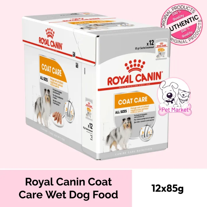 ROYAL CANIN COAT CARE WET DOG FOOD 85G (12x85g) Lazada PH