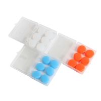 NEW 2020 6PCS Waterproof Earplugs Protective Ear Plugs Silicone Soft Reusable Anti-noise Earbud Protector Swimming Water Sports Accessories Accessorie