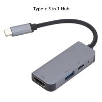 【┋】 Rehmans store. USB C Hub Type-C 3.1ถึง4K รองรับ HDMI RJ45 USB Sd/tf Reader PD Fast Charge 8-In-1 USB Dock สำหรับ MacBook Air Pro PC HUB