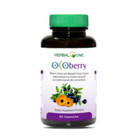 Herbal One Ocoberry 60 Capsules เฮอร์บัลวัน สารสกัดบิลเบอร์รี่และดอกดาวเรือง อ้วยอันโอสถ