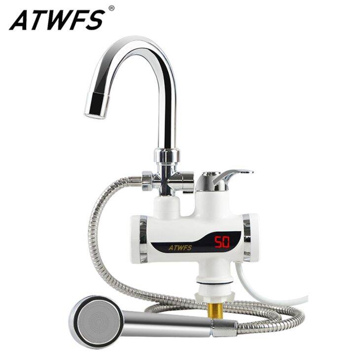 ATWFS Water Heater Tap 220v Kitchen Faucet Instantaneous Water Heater