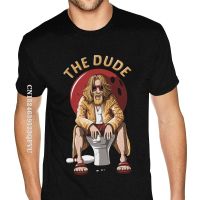 Movie The Big Lebowski The Dude Wholesale T-Shirt Men Graphic Men Unique T-Shirts Printed Tops T Shirt for Men Cotton Tshirts