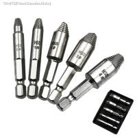 ∋ 5pcs Damaged Screw Extractor Drill Bits Guide Set Broken Speed Out Easy Out Bolt Stud Stripped Screw Remover Stud Reverse Tool
