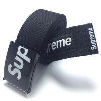 【Ready stock】Supremeสายพานทอแบรนด์ไทด์ เข็มขัดผ้าใบลำลองสำหรับบุรุษและสตรี