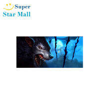 Supermall Surprising รถด้านหลังกระจกโปสเตอร์ Angry Wolf Totem กระจกหน้าต่างสติกเกอร์ตกแต่ง Decals