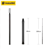 ไม้เซลฟี่แบบมองไม่เห็นยาวพิเศษปรับความยาวได้ยาว3M/1.5M สำหรับ Insta360 X 3/หนึ่ง X2/หนึ่ง R/หนึ่ง X/ หนึ่ง R/ หนึ่งกล้องแอคชั่น GOPRO อุปกรณ์เสริม