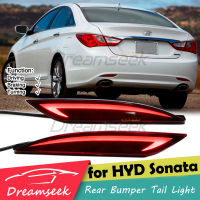 สำหรับ Hyundai Sonata YF 2011 2012 2013 2014ด้านหลัง LED Tail Light Reflector เบรคเลี้ยวสัญญาณสีแดง #