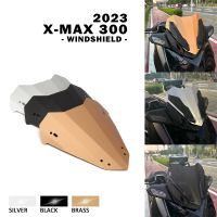 ◄▨► XMAX 300 Accessories Motorcycle Windshield for Yamaha XMAX300 X-MAX300 X-MAX 2023 Windscreen Front Wind Deflector Guard Aluminum