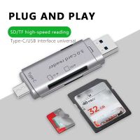 YWJ74 USB3.0อินเตอร์เฟซสากลความเร็วสูงแบบ C 2 In 1การ์ดความจำเครื่องอ่านการ์ดอะแดปเตอร์แฟลชไดรฟ์เครื่องอ่านการ์ดการ์ดความจำเครื่องอ่านการ์ด