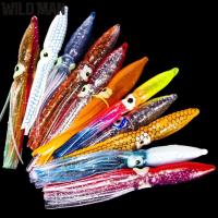 10ชิ้น8เซนติเมตรปลาหมึกกระโปรงไบโอนิคตกปลาเหยื่อ Crankbait ประดิษฐ์ Wobbler ซอฟท์เหยื่อ