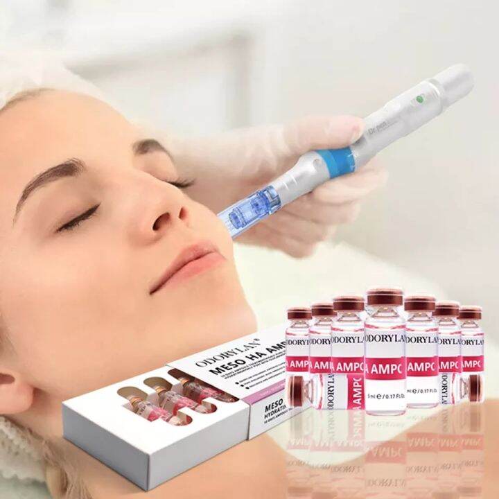 HA Hyaluronic Acid Ampoule Face Serum Micro Molecula For Microneedle