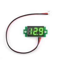 0.36 Voltmeter 3-Wire 4 Color Available LED Digital Voltage Meter Panel Gauge DC 0-99.9V Digital Tester สำหรับมอเตอร์รถยนต์