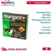 Heartgard Plus 26-50lbs - Viên nhai phòng Giun tim chó 11.5-22.5kg