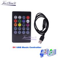 【☊HOT☊】 yulibu74040703 เพลง Rgb ควบคุมเซนเซอร์เสียงพูด5V หรี่3 * 2a ระยะไกล Ir สำหรับ Usb 5050 3528 Rgb แถบไฟ Led ของตกแต่งบาร์ปาร์ตี้