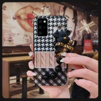 protective case Cartoon Phone Case For Huawei P40 Back Cover Little Bear Bracelet Skin-friendly feel Nordic style cute