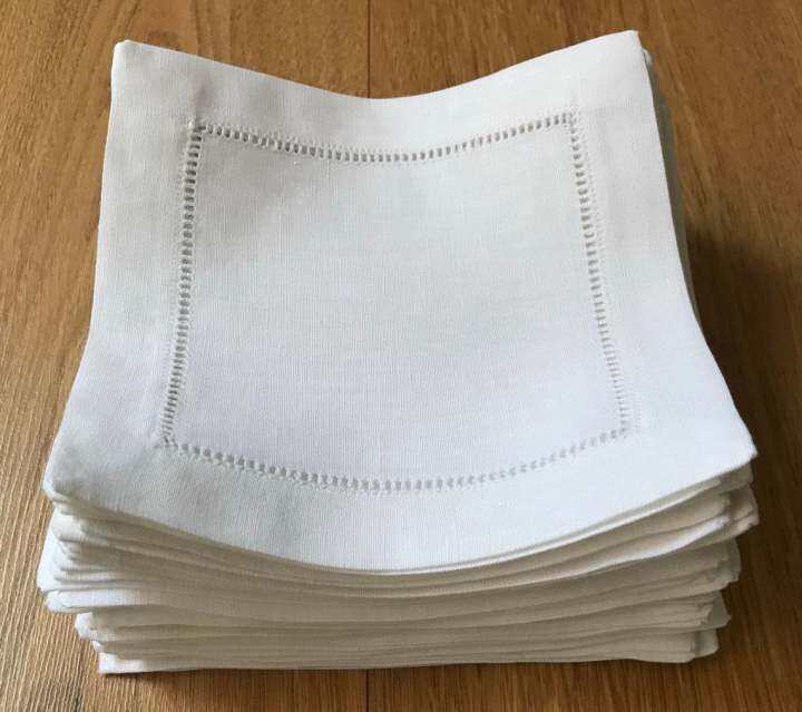 12-pcs-cocktail-napkin-hemstitch-napkins-linen-cotton-cocktail-napkins-8-x8-20x20cm