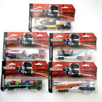 Majorette Transporter Cars Benz Actrosman TGA XXL 187 Die-Cast Model Collection ของเล่นยานพาหนะ