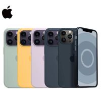 [Woo Fashion Case] เคสแม่เหล็กซิลิโคนเหลว Magsafe ของแท้สำหรับ iPhone 13 14 Pro Max เคสป้องกันชาร์จไร้สายหล่น Plus