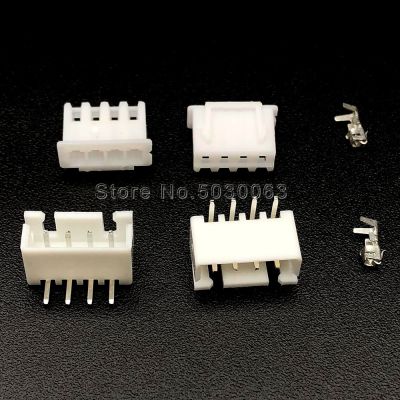 30Sets XH2.54 XH-4AW 4Pin 4p Wire Connector 2.54mm 90 degrees Curved Bending needle Terminal Kit/Housing/ Pin Header JST TJC