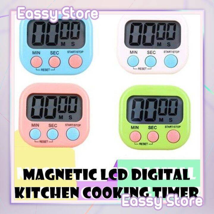 LCD Digital Kitchen Timer Cooking Baking Oven Timer Loud Alarm Clock
