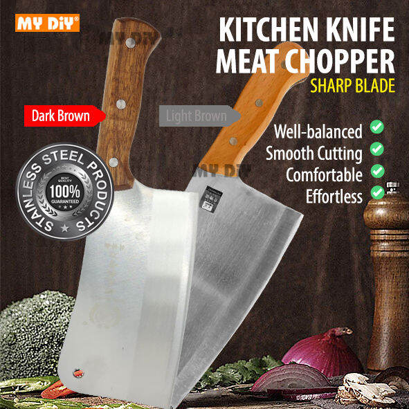 MYDIYSDNBHD STAINLESS STEEL KITCHEN KNIFE MEAT CHOPPER KNIFE BONE