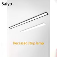 Saiyo LED Strip Light Aluminum Ceiling Profile Recessed Spot Downlight Linear Lamp AC85~265V Long Panel light Food Storage  Dispensers