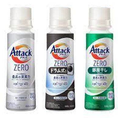 🇲🇾 KAO Attack Zero 380/400g Concentrated Liquid Laundry Detergent Wash ...
