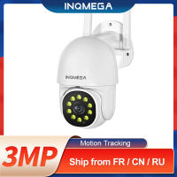 2021INQMEGA 3MP 2MP PTZ Speed Dome Wifi Camera Mini Outdoor 1080P Auto-Tracking Camera Wireless Camera Home Surveillance IP Camera