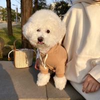 Autumn Dog Pullover Hoodie Winter Warm Coat Solid Clothing for Small Medium Large Dog Jacket Teddy Bichon Costume Pet Supplies