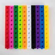 100pcs numberblocks liên kết khối toán manipulatives Montessori đếm đồ