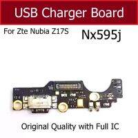 บอร์ดชาร์จ USB ดั้งเดิมสําหรับ ZTE Nubia Z17S NX595J โมดูลพอร์ตชาร์จ USB โมดูลขั้วต่อ USB Dock ซ่อมอะไหล่ทดแทน