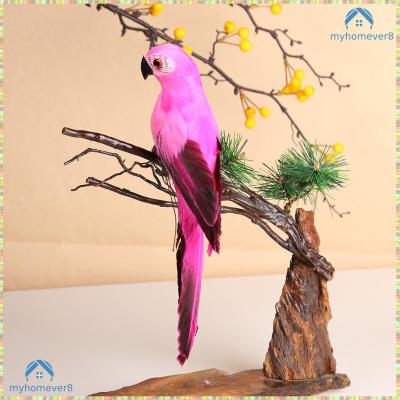 นกแก้วประดิษฐ์ทำจากโฟมเก๋ไก๋แบบจำลองนกประดับบ้าน