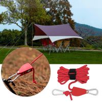 Tent Adjustable Rope Fastener Fixed Buckle Pulley Tensioner Ratchet Hangers Lights Lifting Camping Awning Wind Rope