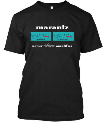 Limited New Marantz Power Stereo Amplifier Audio Speaker Music T-Shirt S-4XL