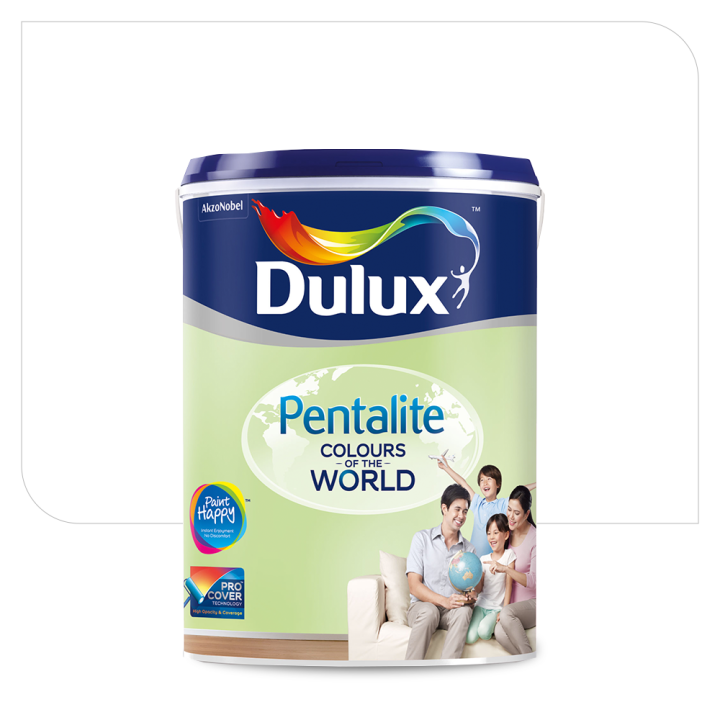 Dulux Pentalite AntiMould Interior Wall Paint Smooth Matt Finish (White 1501) Lazada Singapore