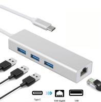 type-c 3.1 to lan hub usb 3.0 Gigabit Ethernet with