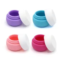 20ML Silicone Travel Portable Lotion Cream Box Bottle Cosmetic Foundation Cream Pill Macaron Storage Box Travel Size Bottles Containers Travel Size Bo