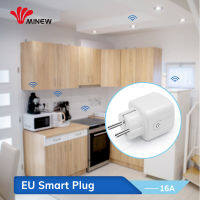 Wi-Fi 16A Power Outlet Mini Alexa Smart Home Wall Sockets Digital Timer Universal Wifi Electrical Plugs