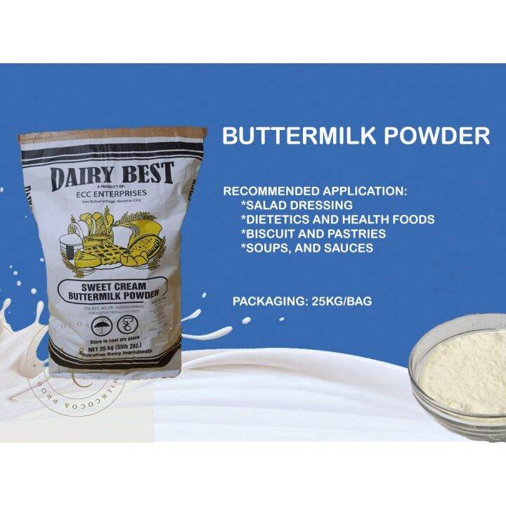 Buttermilk Powder (Dairy Best) 1 KG Lazada PH
