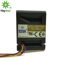 พัดลมทำความเย็นทรงพลังใหม่3ชิ้นสำหรับพัดลมเซิร์ฟเวอร์ AVC 4028 12V DBTB0428B2G 1A ความเร็วสูง40x40x2 8มม. ตลับลูกปืนเม็ดกลมคู่ Pwm 4สาย