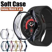 [On1ine 3C Digital} เคส TPU อ่อนสำหรับ Samsung Galaxy Watch 5 Pro 45มม. ครึ่งแพ็คเท่านั้นขอบปก Watch5 Pro เชลล์ Sansung 5pro