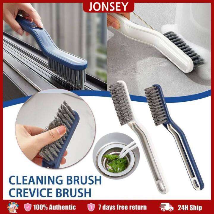 2IN1 Floor Seam Brush Kitchen Toilet Corner Cleaning Brush Bathroom ...