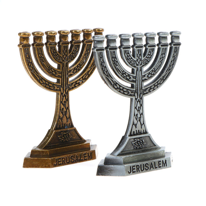 rayua-7สาขาเทียนผู้ถือหุ้น-jewish-were-candle-holder-relic-ornament