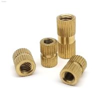 ❒ 10pcs US Standard 4 -40 6 -32 8 -32 10 1/4-20 Solid Brass Copper Hot Melt Adhesive Injection Molding Knurl Embedded Insert Nut