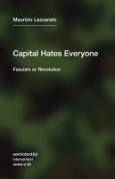 หนังสืออังกฤษ Capital Hates Everyone : Fascism or Revolution [Paperback]