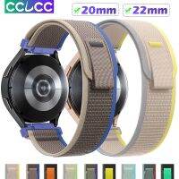 CCLCC Trail Loop สายผ้าไนลอน20Mm 22Mm สำหรับนาฬิกา Samsung Galaxy 5/5 Pro 40Mm 44Mm 45Mm 4/4คลาสสิก42Mm 46Mm นาฬิกา2 Huawei GT 2/3 Pro Amazfit Gts Bip U Woven Elasti