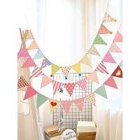 Baby Shower ธงธงที่มีสีสันวันเกิด bunting PARTY แบนเนอร์งานแต่งงานแขวน Garland Xmas Tree เครื่องประดับตกแต่งธง props