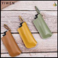 YIWEN เคสป้องกันแบบซองกระเป๋าเก็บของสำหรับตั้งแคมป์,ที่ใส่เครื่องมือกลางแจ้งแบบเคสใส่ของหัวเข็มขัด PU