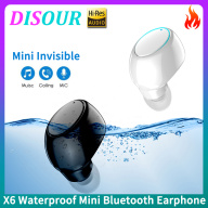 DISOUR Tai Nghe Bluetooth Mini X6 Tai Nghe Không Dây Thực Sự Chạy Thể Thao thumbnail